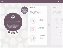 Tablet Screenshot of loadzalabels.com